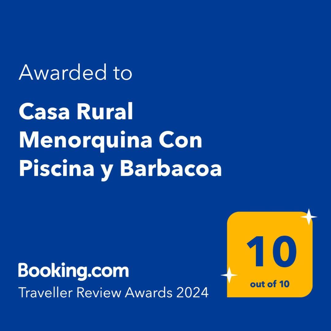 Casa Rural Menorquina Con Piscina Y Barbacoa Сант-Клімент Екстер'єр фото
