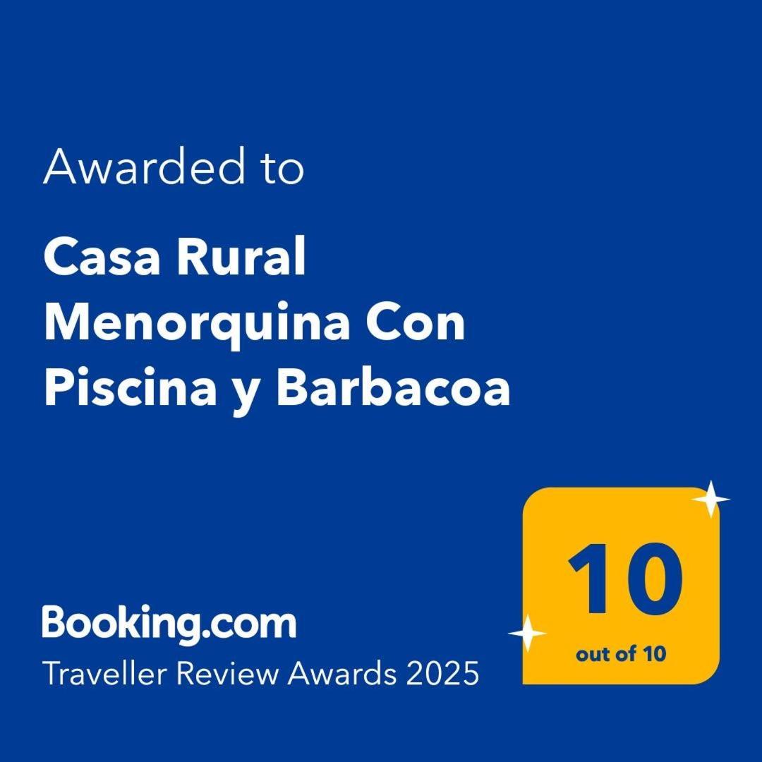 Casa Rural Menorquina Con Piscina Y Barbacoa Сант-Клімент Екстер'єр фото